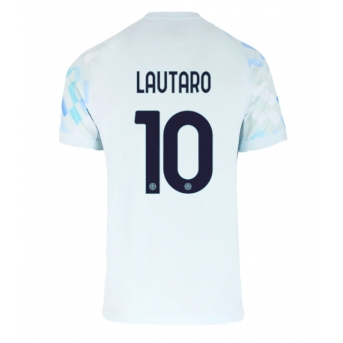 Billige Fotballdrakt Inter Milan Lautaro Martinez #10 Replika Bortedrakt 2025-26 Kortermet